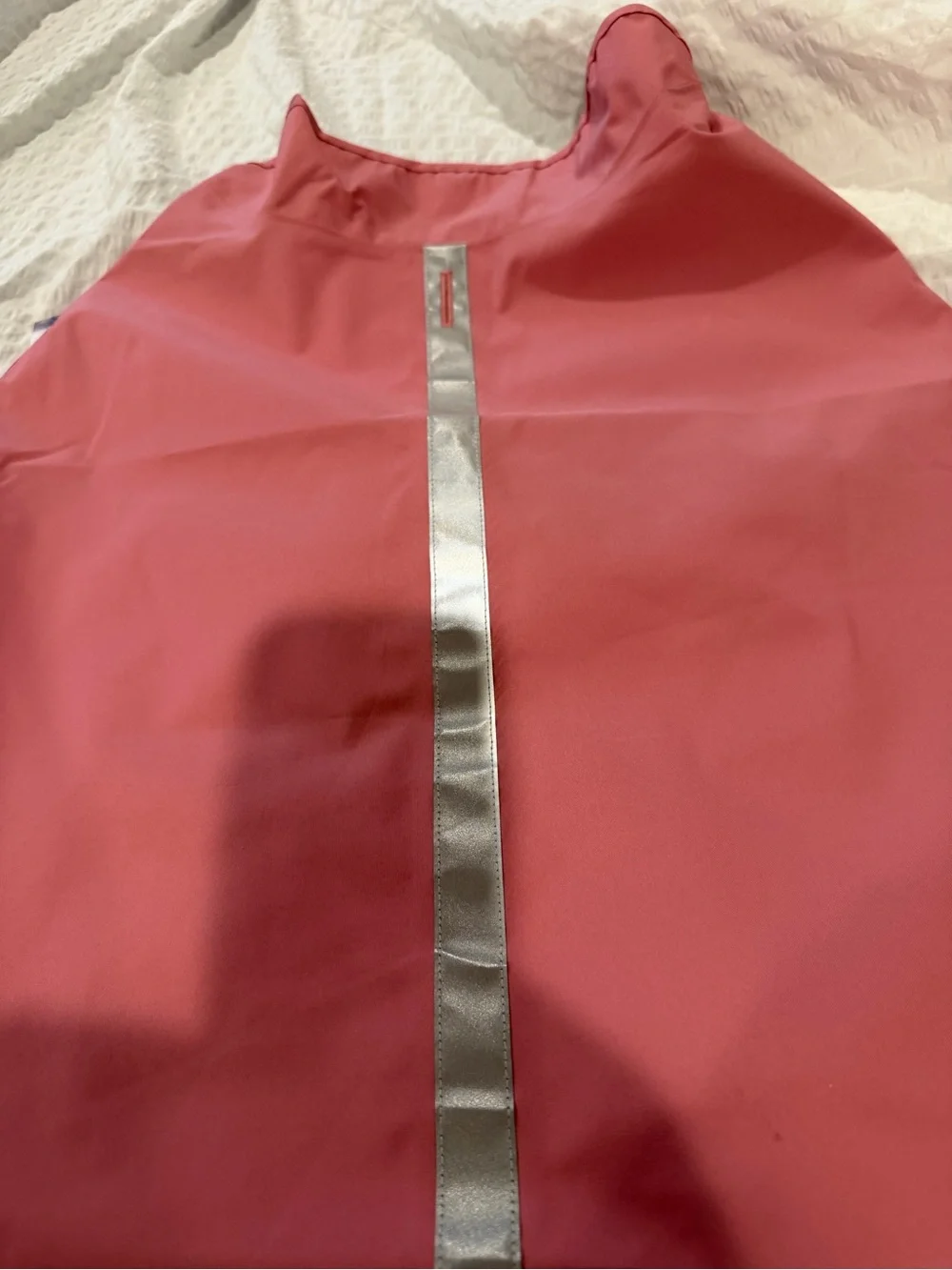 Free Country Pink Dog Rain Jacket with Reflective Strip